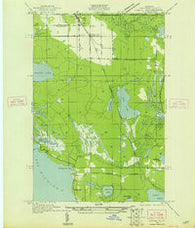 Moran NE Michigan Historical topographic map, 1:31680 scale, 7.5 X 7.5 Minute, Year 1948