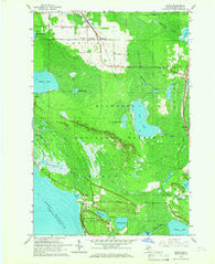 Moran Michigan Historical topographic map, 1:24000 scale, 7.5 X 7.5 Minute, Year 1964