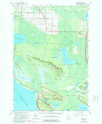 Moran Michigan Historical topographic map, 1:24000 scale, 7.5 X 7.5 Minute, Year 1964