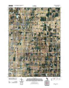 Morenci Michigan Historical topographic map, 1:24000 scale, 7.5 X 7.5 Minute, Year 2011