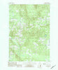 Morey Michigan Historical topographic map, 1:25000 scale, 7.5 X 7.5 Minute, Year 1983