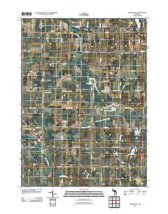 Mosherville Michigan Historical topographic map, 1:24000 scale, 7.5 X 7.5 Minute, Year 2011