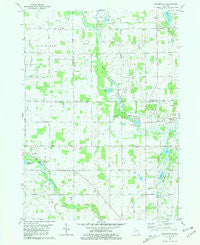 Mosherville Michigan Historical topographic map, 1:24000 scale, 7.5 X 7.5 Minute, Year 1981