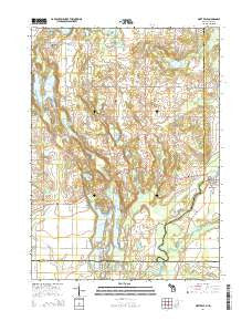 Mottville Michigan Historical topographic map, 1:24000 scale, 7.5 X 7.5 Minute, Year 2014