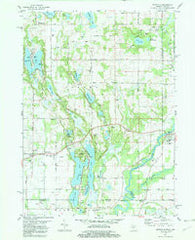 Mottville Michigan Historical topographic map, 1:24000 scale, 7.5 X 7.5 Minute, Year 1981