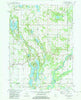 Mottville Michigan Historical topographic map, 1:24000 scale, 7.5 X 7.5 Minute, Year 1981