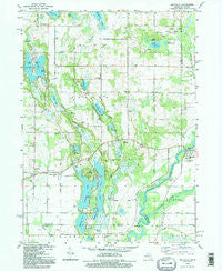 Mottville Michigan Historical topographic map, 1:24000 scale, 7.5 X 7.5 Minute, Year 1992