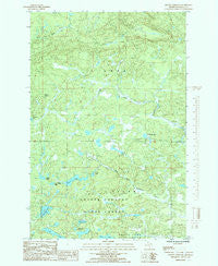 Mount Curwood Michigan Historical topographic map, 1:24000 scale, 7.5 X 7.5 Minute, Year 1985