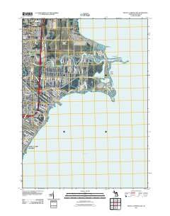 Mount Clemens East Michigan Historical topographic map, 1:24000 scale, 7.5 X 7.5 Minute, Year 2011
