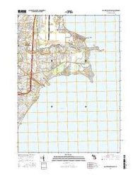 Mount Clemens East Michigan Current topographic map, 1:24000 scale, 7.5 X 7.5 Minute, Year 2017