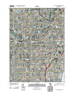 Mount Clemens West Michigan Historical topographic map, 1:24000 scale, 7.5 X 7.5 Minute, Year 2011