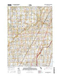 Mount Clemens West Michigan Historical topographic map, 1:24000 scale, 7.5 X 7.5 Minute, Year 2014