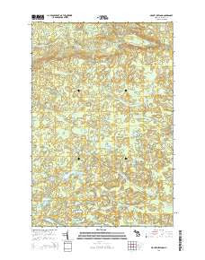 Mount Curwood Michigan Historical topographic map, 1:24000 scale, 7.5 X 7.5 Minute, Year 2014