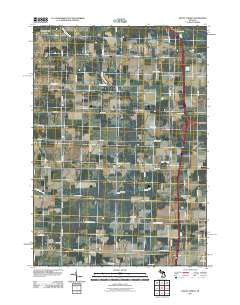 Mount Forest Michigan Historical topographic map, 1:24000 scale, 7.5 X 7.5 Minute, Year 2011