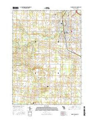 Mount Pleasant Michigan Current topographic map, 1:24000 scale, 7.5 X 7.5 Minute, Year 2016
