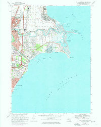 Mt Clemens East Michigan Historical topographic map, 1:24000 scale, 7.5 X 7.5 Minute, Year 1968