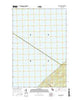 Muggun Creek Michigan Current topographic map, 1:24000 scale, 7.5 X 7.5 Minute, Year 2017
