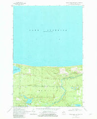 Muskallonge Lake East Michigan Historical topographic map, 1:24000 scale, 7.5 X 7.5 Minute, Year 1968
