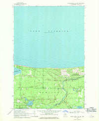 Muskallonge Lake East Michigan Historical topographic map, 1:24000 scale, 7.5 X 7.5 Minute, Year 1968