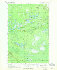 Muskallonge Lake SW Michigan Historical topographic map, 1:24000 scale, 7.5 X 7.5 Minute, Year 1968