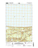 Muskallonge Lake East Michigan Current topographic map, 1:24000 scale, 7.5 X 7.5 Minute, Year 2017
