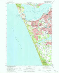 Muskegon West Michigan Historical topographic map, 1:24000 scale, 7.5 X 7.5 Minute, Year 1972