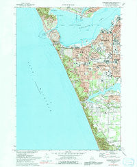 Muskegon West Michigan Historical topographic map, 1:24000 scale, 7.5 X 7.5 Minute, Year 1972