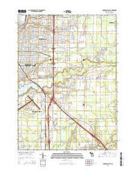 Muskegon East Michigan Historical topographic map, 1:24000 scale, 7.5 X 7.5 Minute, Year 2014