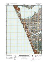 Muskegon West Michigan Historical topographic map, 1:24000 scale, 7.5 X 7.5 Minute, Year 2011