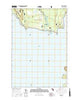 Nahma Michigan Current topographic map, 1:24000 scale, 7.5 X 7.5 Minute, Year 2016