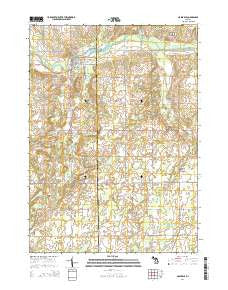 Nashville Michigan Historical topographic map, 1:24000 scale, 7.5 X 7.5 Minute, Year 2014
