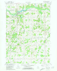 Nashville Michigan Historical topographic map, 1:24000 scale, 7.5 X 7.5 Minute, Year 1981