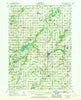 Nashville Michigan Historical topographic map, 1:62500 scale, 15 X 15 Minute, Year 1950