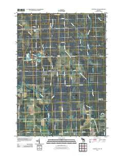 National City Michigan Historical topographic map, 1:24000 scale, 7.5 X 7.5 Minute, Year 2011