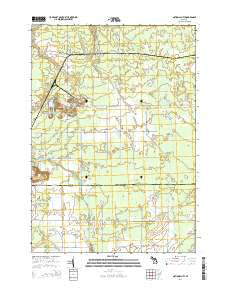 National City Michigan Historical topographic map, 1:24000 scale, 7.5 X 7.5 Minute, Year 2014