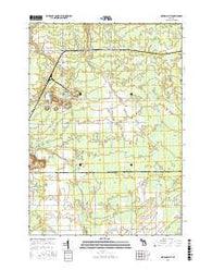 National City Michigan Current topographic map, 1:24000 scale, 7.5 X 7.5 Minute, Year 2016