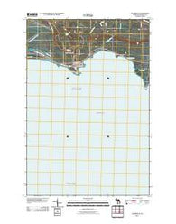 Naubinway Michigan Historical topographic map, 1:24000 scale, 7.5 X 7.5 Minute, Year 2011