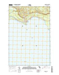Naubinway Michigan Historical topographic map, 1:24000 scale, 7.5 X 7.5 Minute, Year 2014