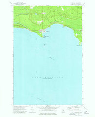 Naubinway Michigan Historical topographic map, 1:24000 scale, 7.5 X 7.5 Minute, Year 1973