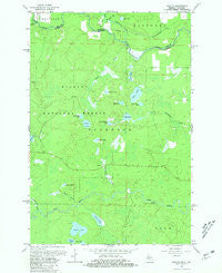 Naults Michigan Historical topographic map, 1:24000 scale, 7.5 X 7.5 Minute, Year 1962
