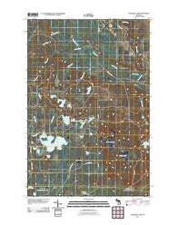 Nawakwa Lake Michigan Historical topographic map, 1:24000 scale, 7.5 X 7.5 Minute, Year 2011