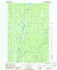 Ned Lake SE Michigan Historical topographic map, 1:24000 scale, 7.5 X 7.5 Minute, Year 1985
