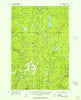 Ned Lake Michigan Historical topographic map, 1:62500 scale, 15 X 15 Minute, Year 1955