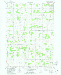 Needmore Michigan Historical topographic map, 1:24000 scale, 7.5 X 7.5 Minute, Year 1980