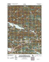 Negaunee Michigan Historical topographic map, 1:24000 scale, 7.5 X 7.5 Minute, Year 2011