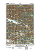 Negaunee Michigan Historical topographic map, 1:24000 scale, 7.5 X 7.5 Minute, Year 2011