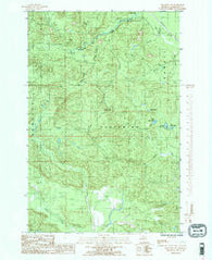 Negaunee NW Michigan Historical topographic map, 1:24000 scale, 7.5 X 7.5 Minute, Year 1985