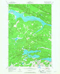 Negaunee SW Michigan Historical topographic map, 1:24000 scale, 7.5 X 7.5 Minute, Year 1954
