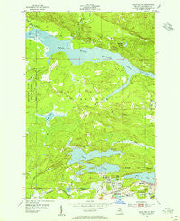 Negaunee SW Michigan Historical topographic map, 1:24000 scale, 7.5 X 7.5 Minute, Year 1954