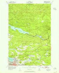 Negaunee Michigan Historical topographic map, 1:24000 scale, 7.5 X 7.5 Minute, Year 1953